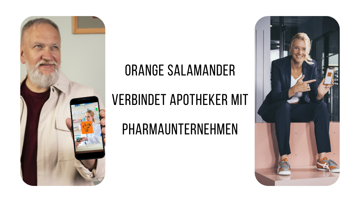 Orange Salamander verbindet Apotheker mit Pharmaunternehmen