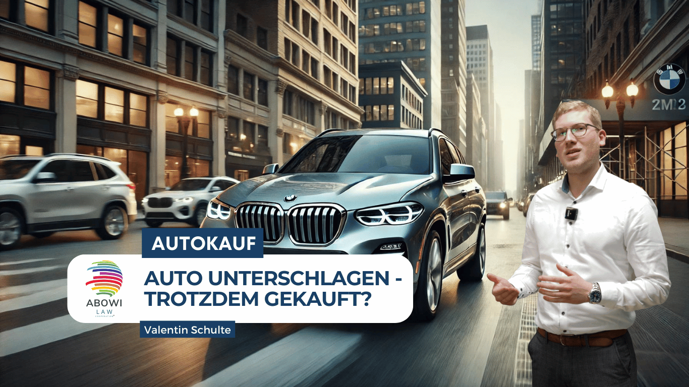 Auto unterschlagen und trotzdem gekauft - ABOWI Law