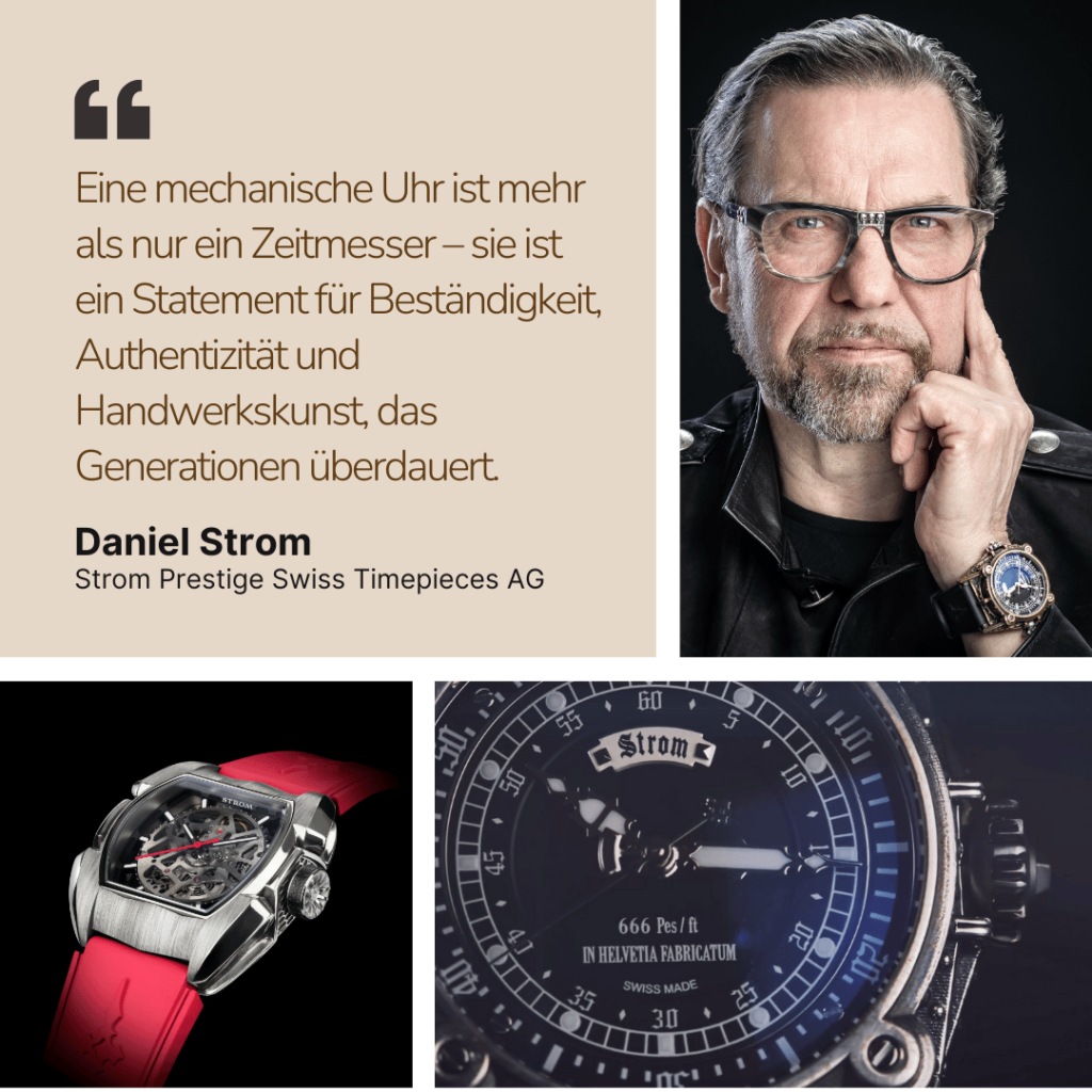 Eine mechanische Lusxusuhr als Statement - Daniel Strom