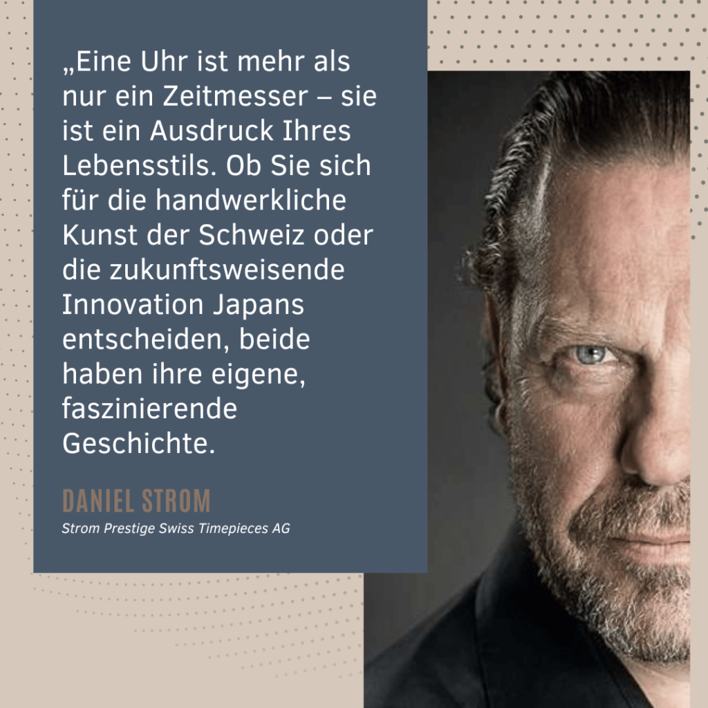 Handwerkliche Kunst mit Luxusuhren - Daniel Strom