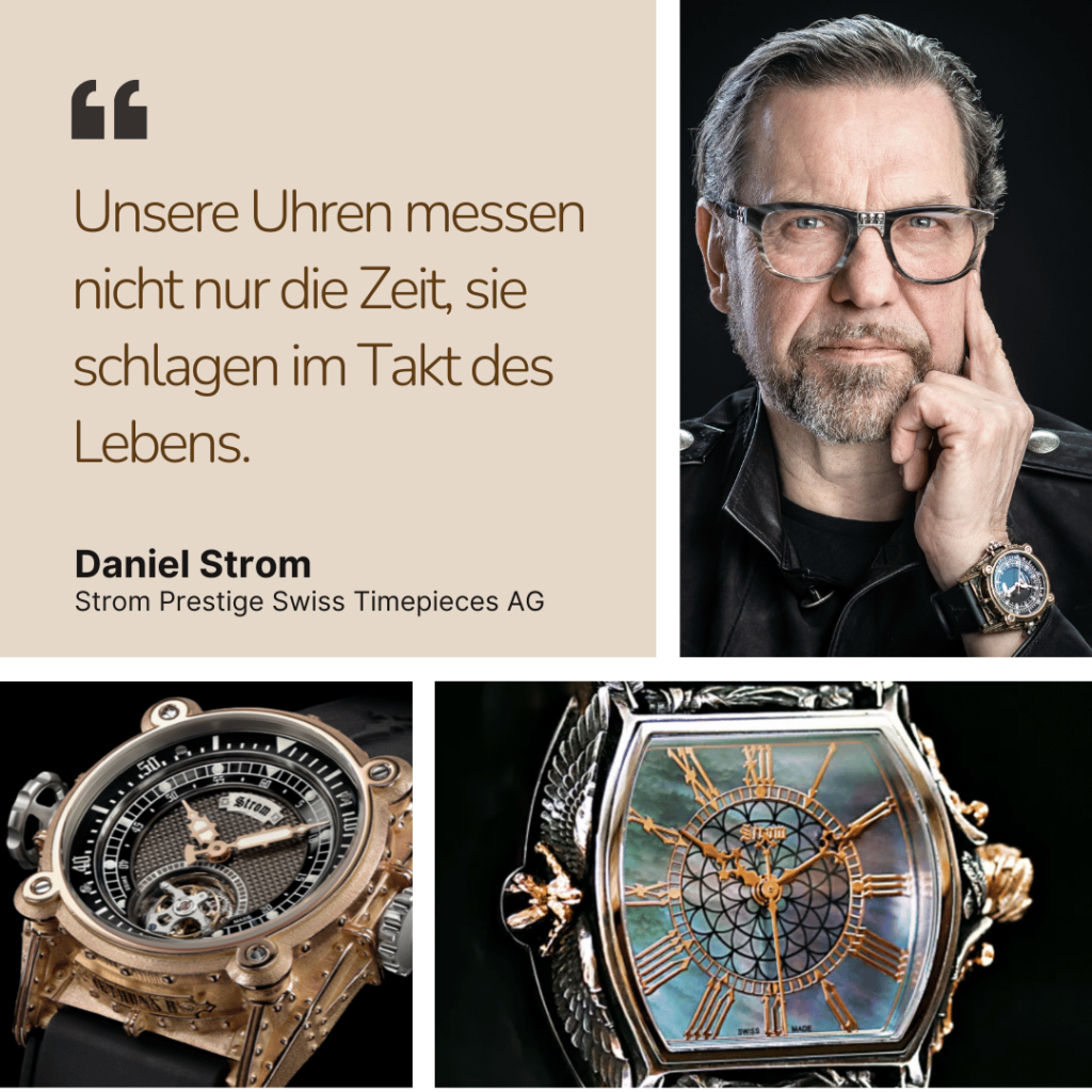 Im Takt der Zeit mit Luxusuhren von Daniel Strom