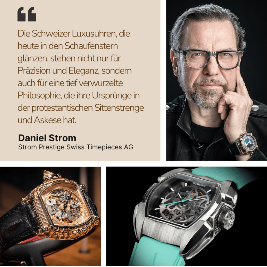 Verwurzelte Philosophie mit Schweizer Luxusuhren - Daniel Strom