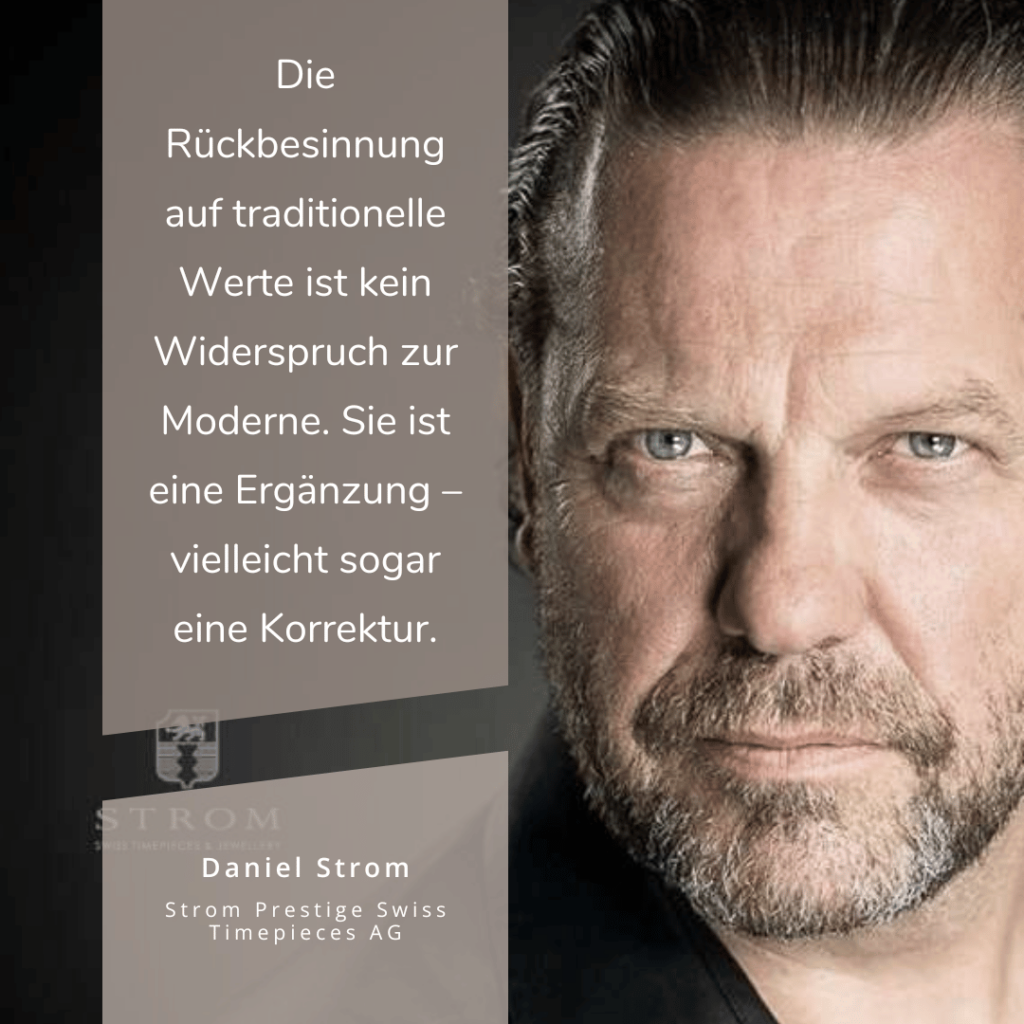 Rückbesinnung auf Werte - Daniel Strom