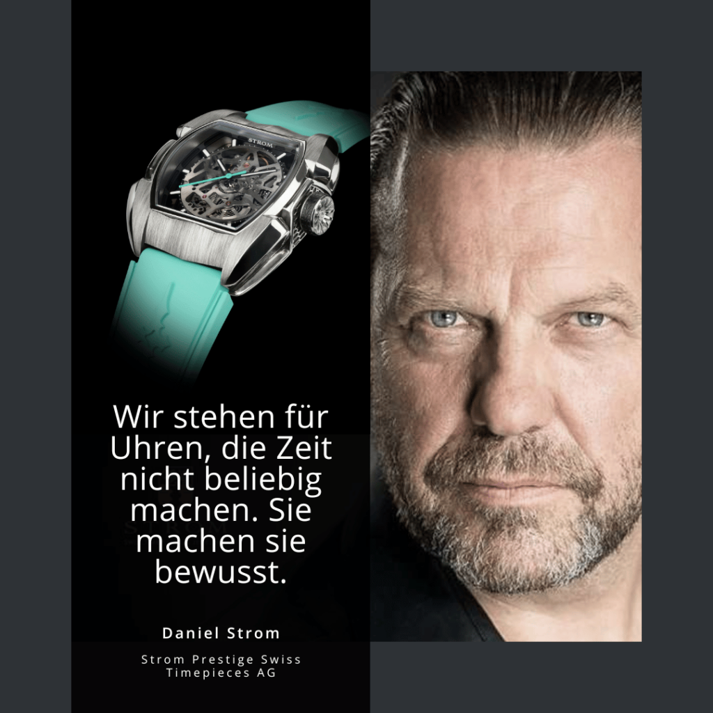 Einzigartige Uhren aus der Schweiz - Daniel Strom