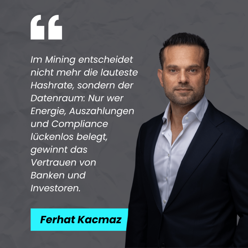 Datenraum beim Krypto-Mining - Ferhat Kacmaz