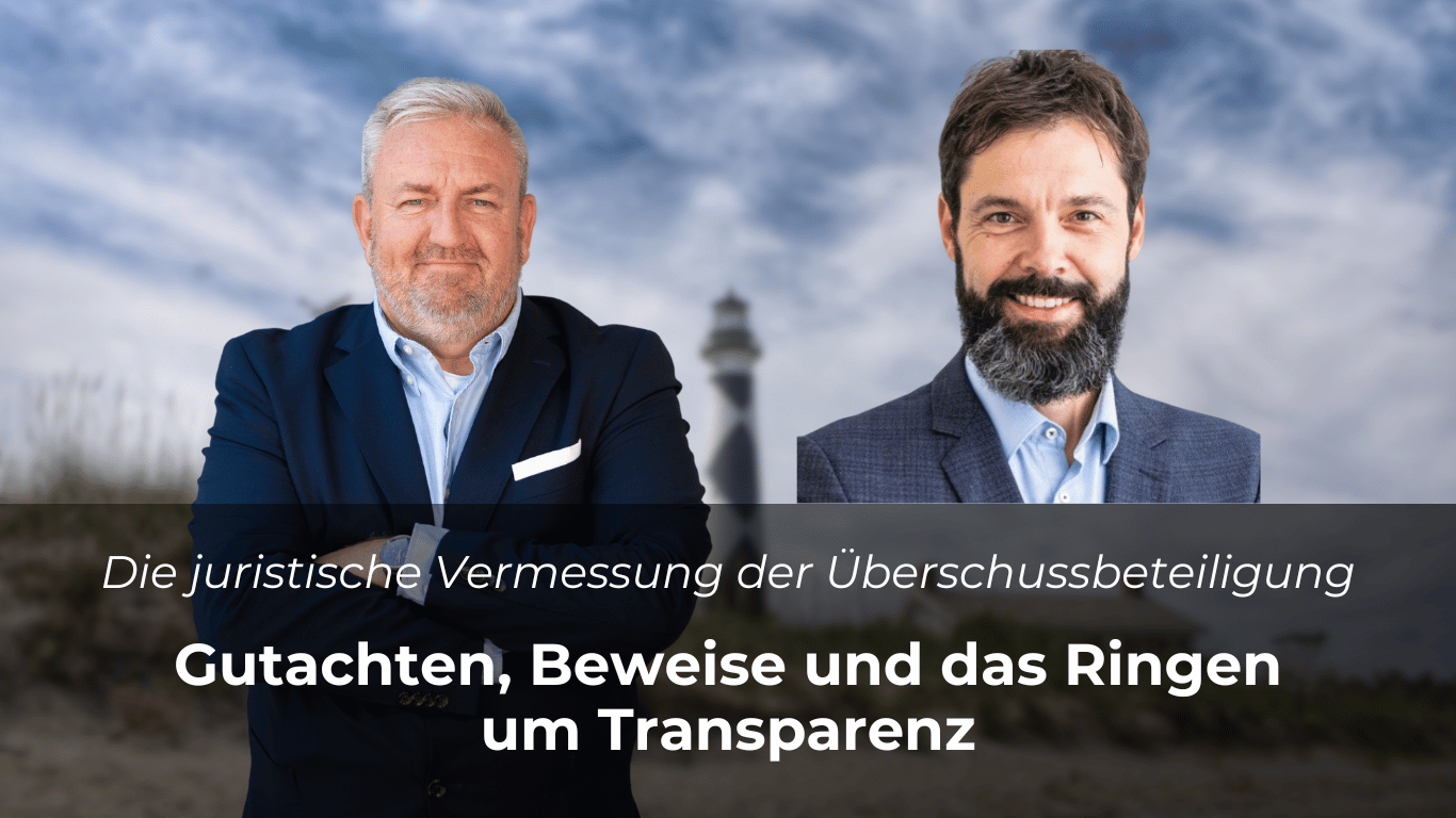 Die juristische Vermessung der Überschussbeteiligung - Sven Enger und Prof. Dr. Schade