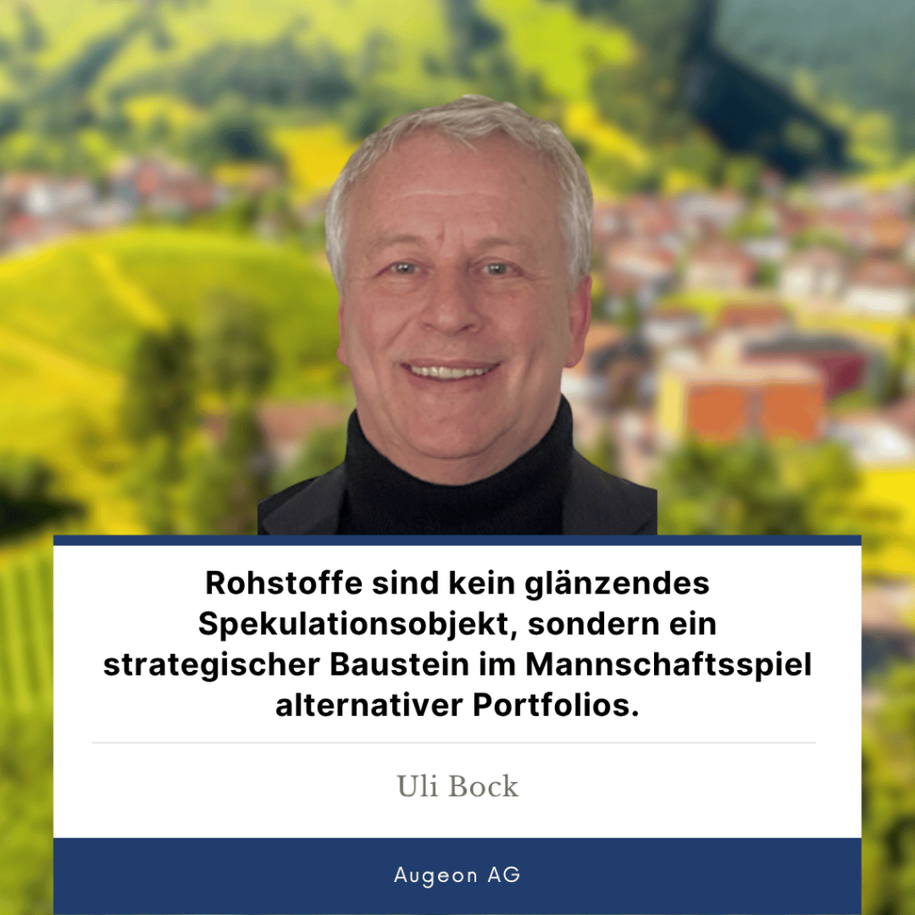 Rohstoffe im Portfolio - Uli Bock von der Augeon AG