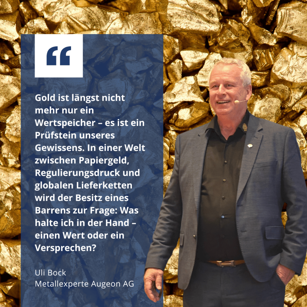 Gold als Wertspeicher und Versprechen - Uli Bock
