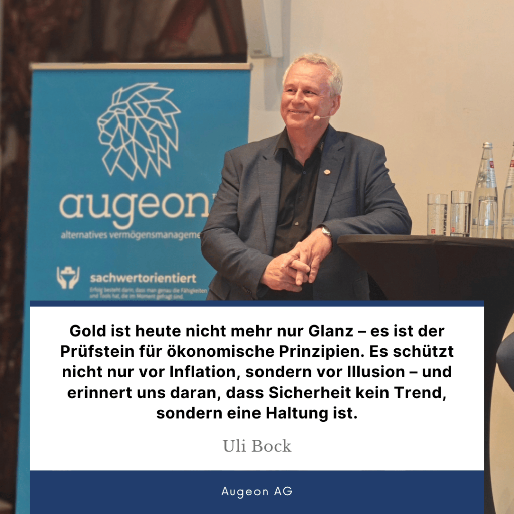 Gold ist mehr als Glanz - Uli Bock Augeon AG