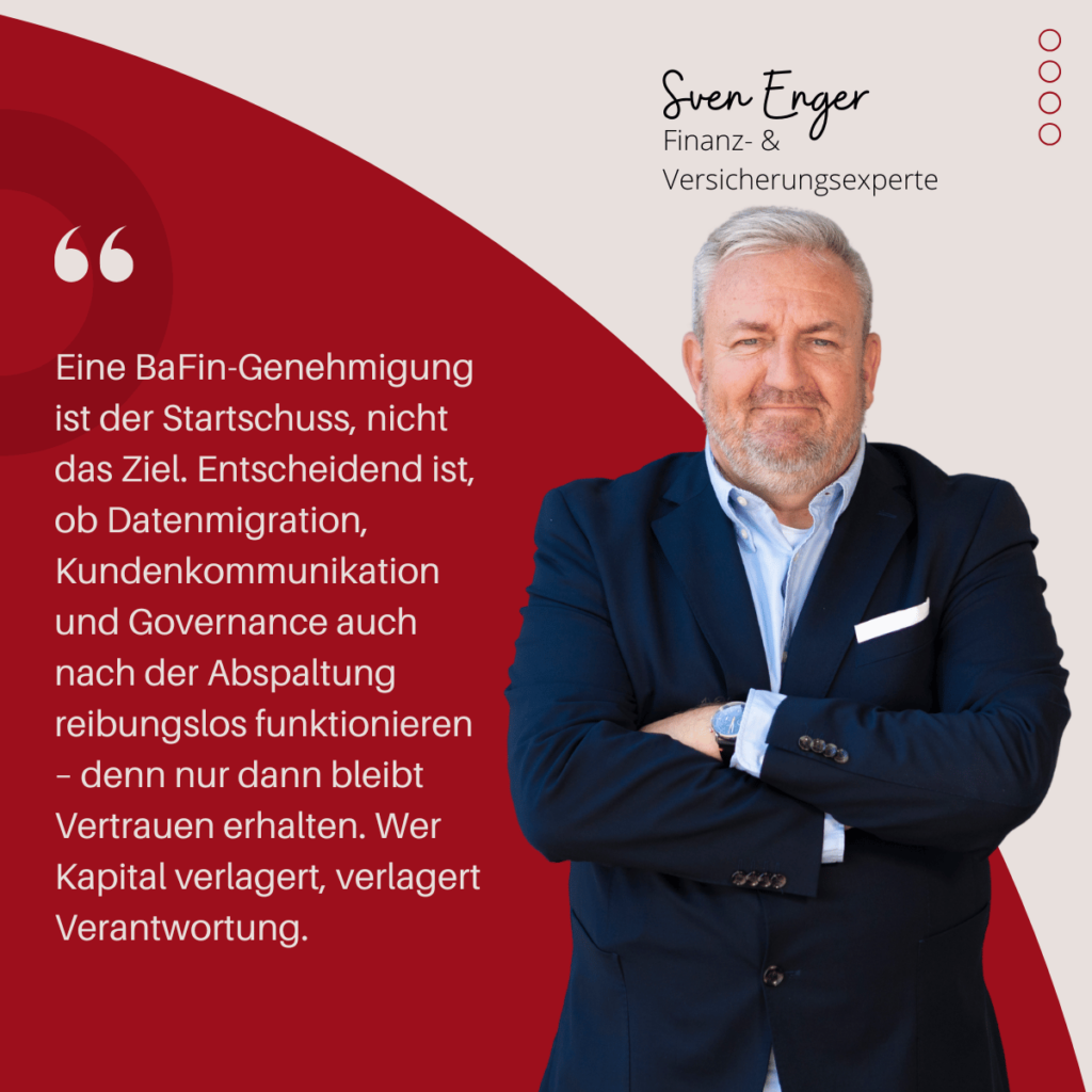 BaFin Genehmigung bei Lebensversicherungen - Sven Enger