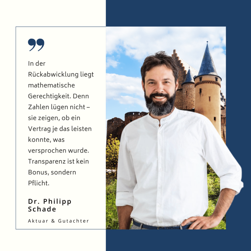 Mathematische Rückabwicklung mit Prof. Dr. Schade