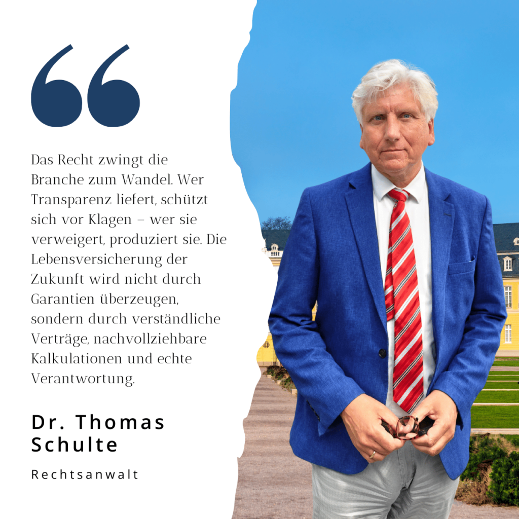 Recht bei Lebensversicherungen - Dr. Schulte