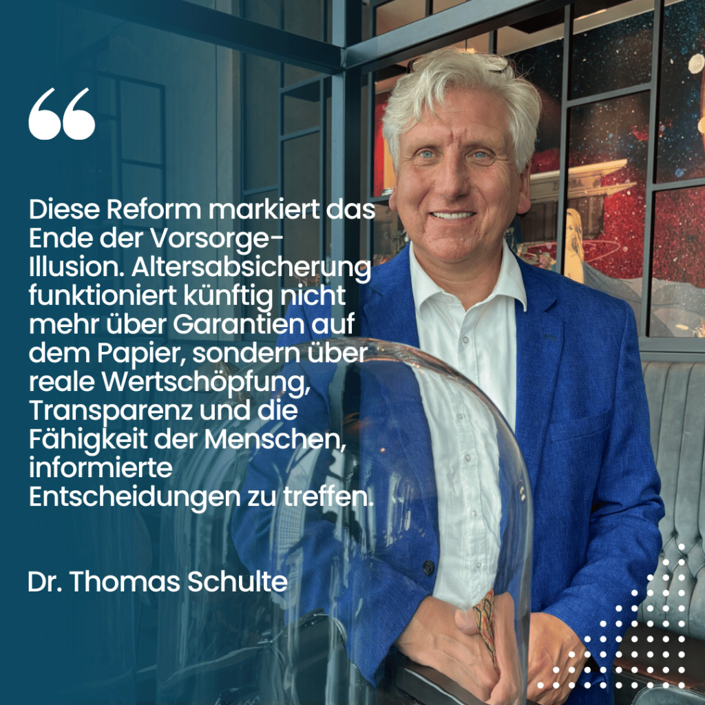 Reform bei der Lebensversicherung - Dr Thomas Schulte