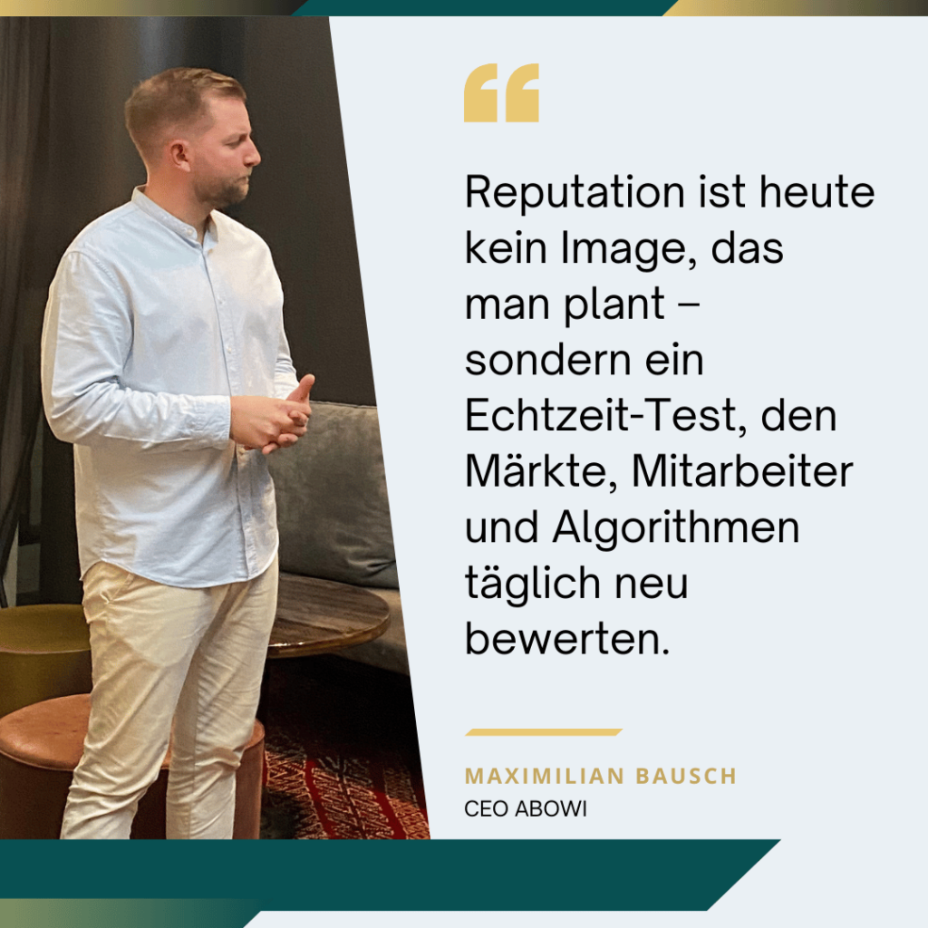 Reputation von Firmen - Maximilian Bausch