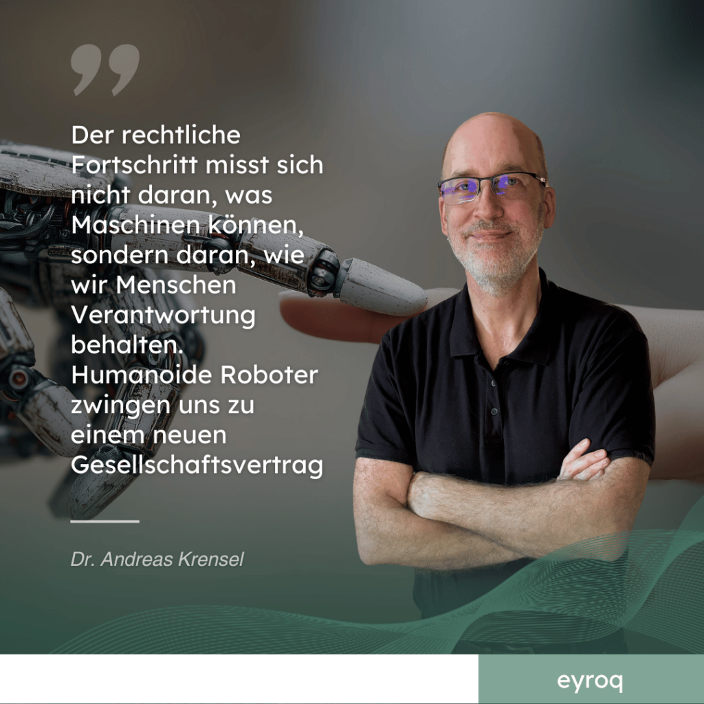 Andreas Krensel - Rechtlicher Fortschritt bei Robotern