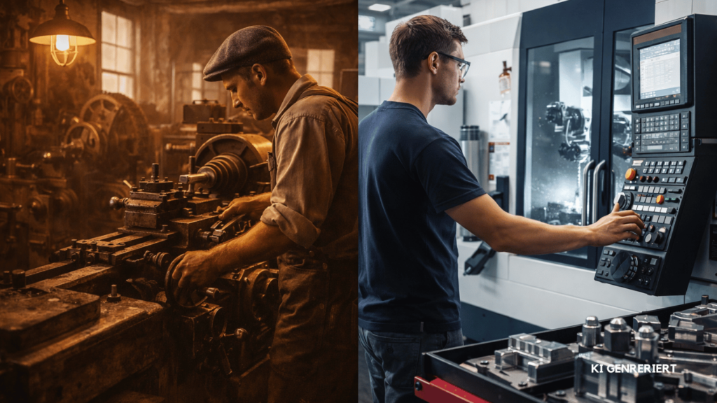 Früher Heute Vergleich Technik - Eyroq AI GmbH